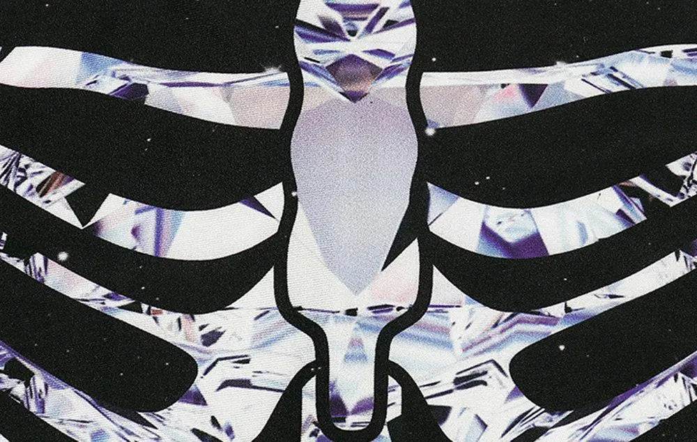 Halloween White Skeleton Elastic Bodycon Jumpsuit Cosplay Costume - zzcosplay