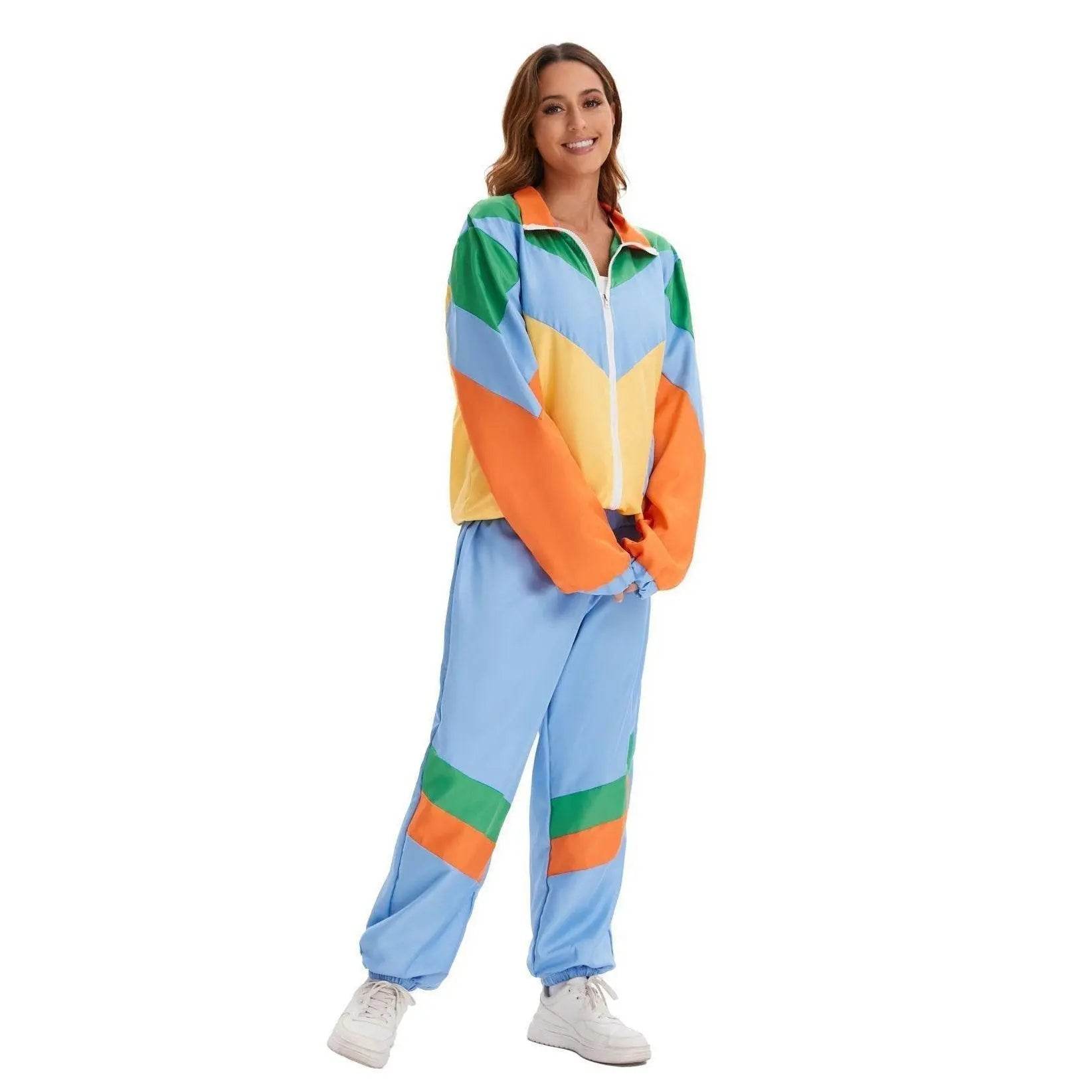 Hip Hop Rock Hippie 70s Costumes Vintage Cosplay Halloween Outfit - zzcosplay