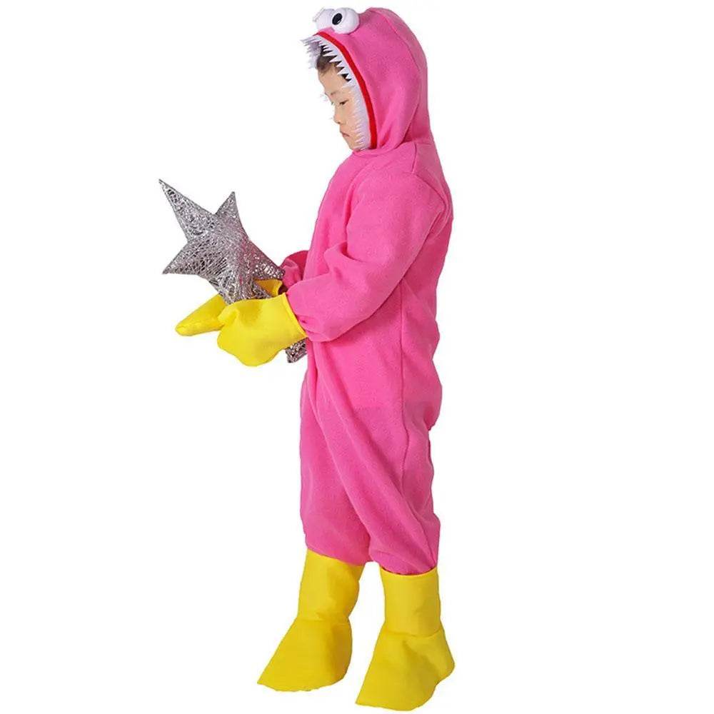 Huggy-Wuggy Cosplay Costume Poppy-Playtime Jumpsuit Onesie Halloween Outfit for Kids Boys Girls - zzcosplay