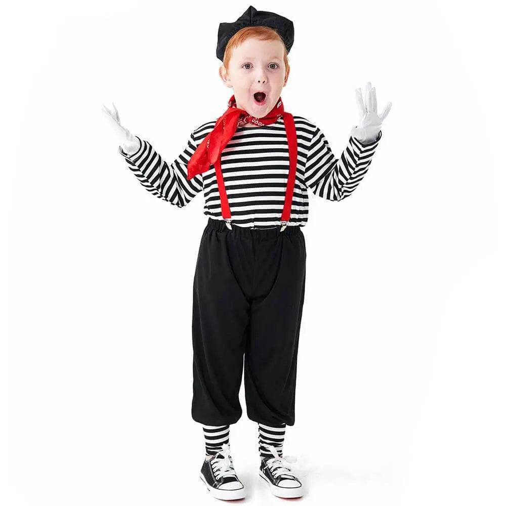 Kids Clown Cosplay Costume for Halloween Stage play - zzcosplay