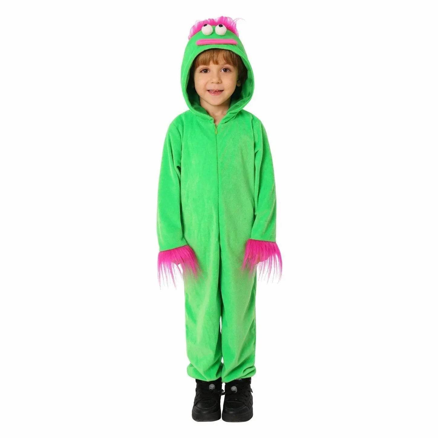 Kids Green Ugly Doll Jumpsuit Party Cosplay Costumes Halloween - zzcosplay