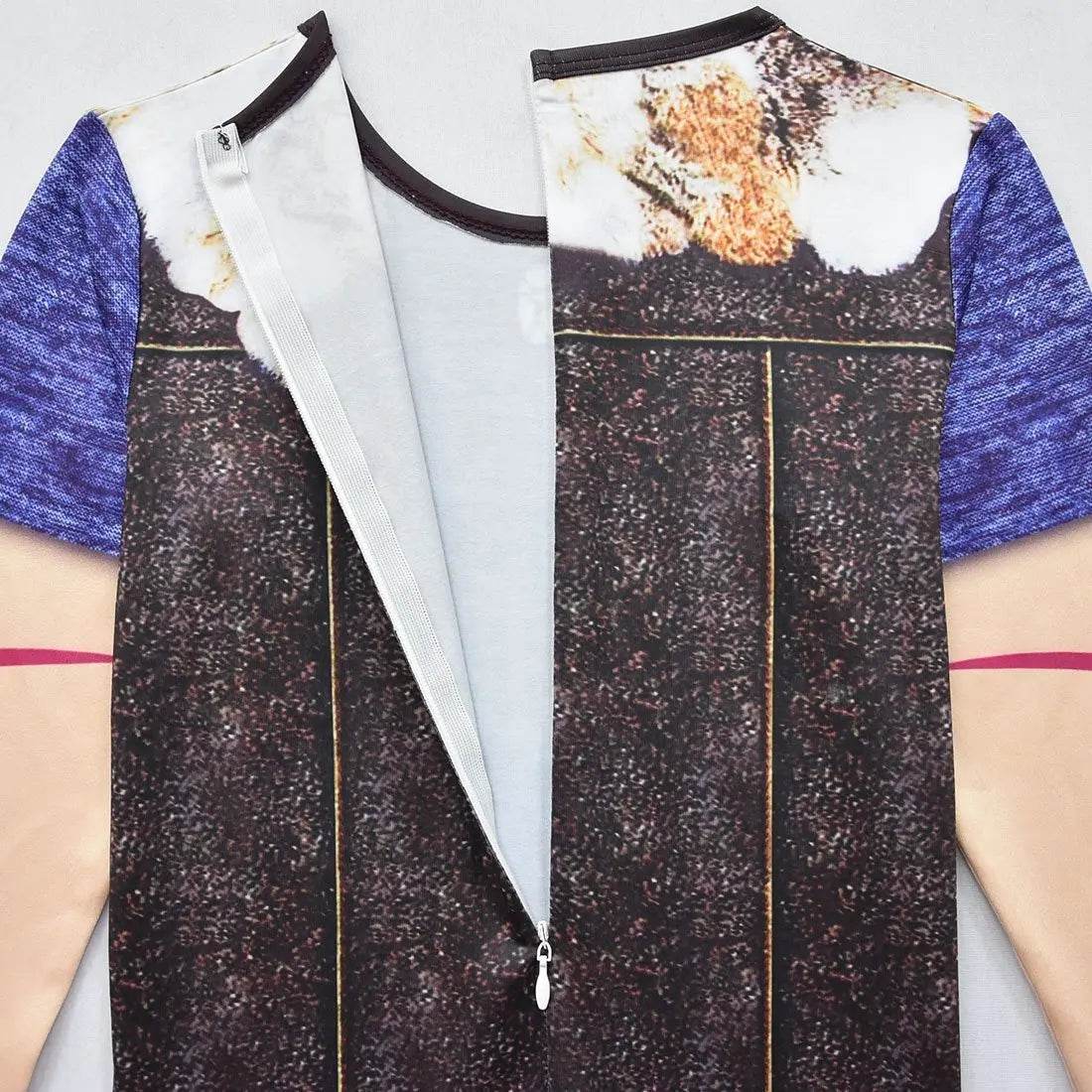 Kids Zombies 2 Werewolf Costumes jumpsuits onesies blue Children Jumpsuit Bodysuit Outfits - zzcosplay