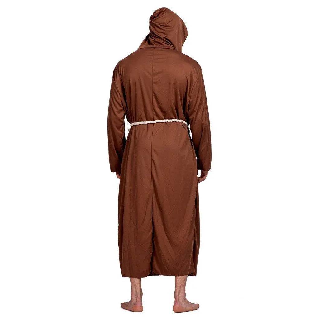 Medieval Monk Robe Priest Robe Halloween Cosplay Stage props show costume - zzcosplay