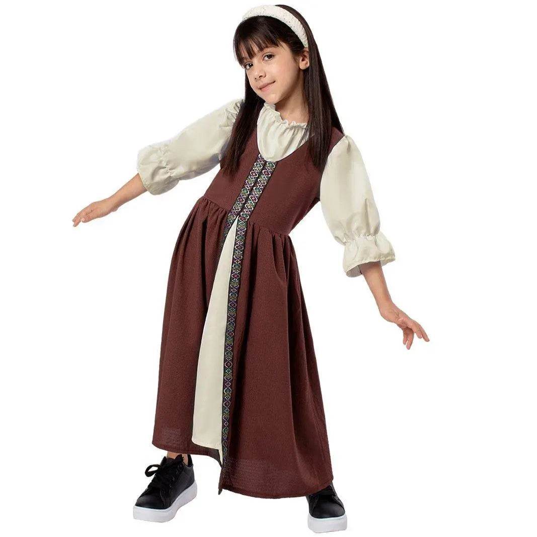 Medieval Palace Dress Vintage Kids Party Halloween Cosplay Costumes - zzcosplay