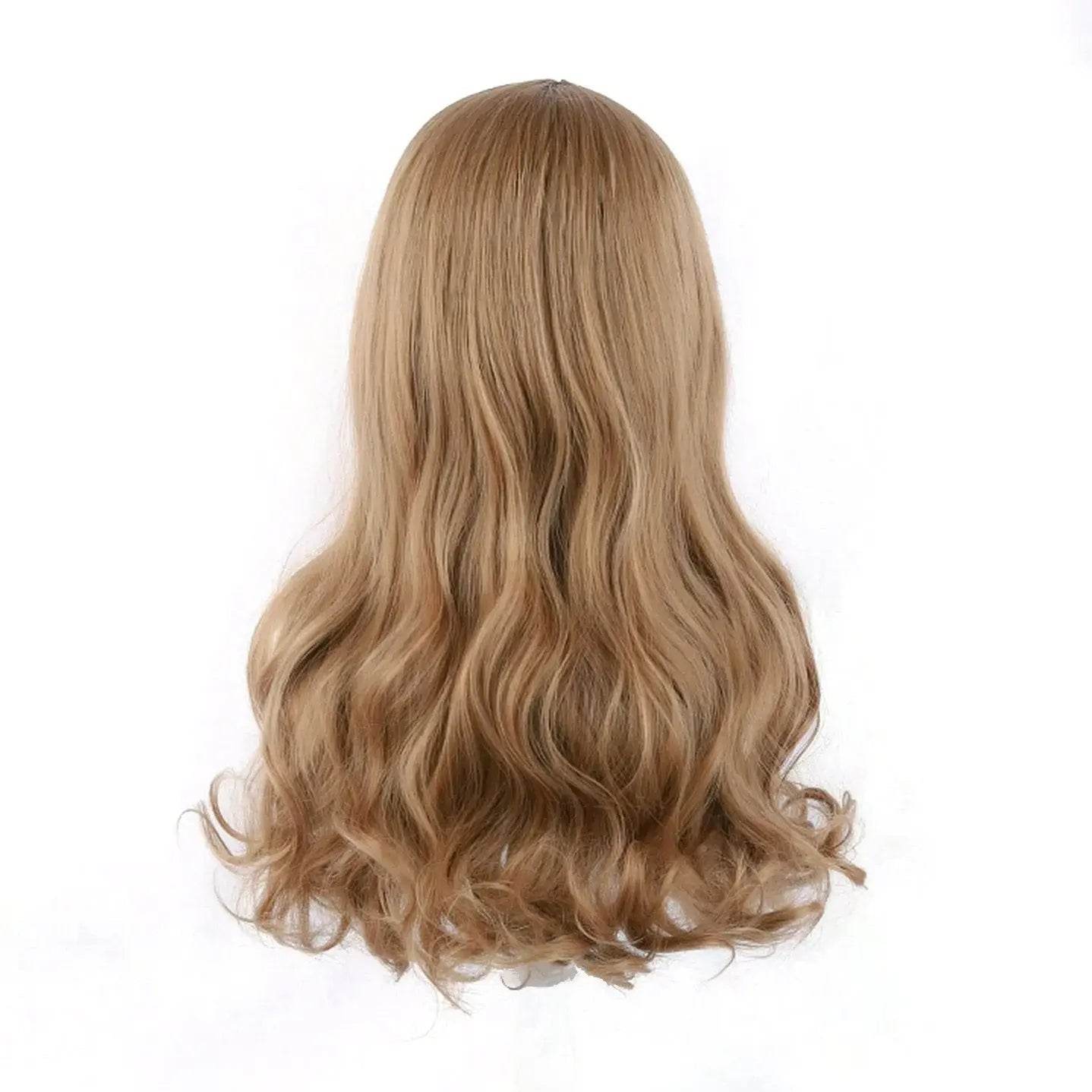 Movie m3gan doll costume wig Long Curly Cosplay Wig for Women - zzcosplay