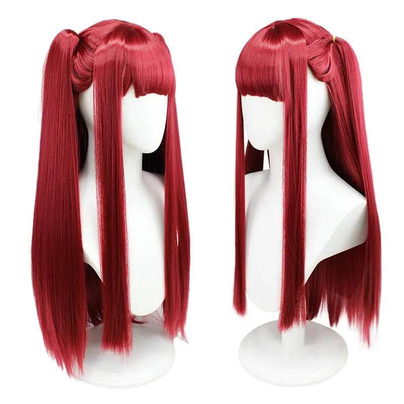My Dress-Up Darling Cosplay Costume Marin Kitagawa Anime Wig Long Red Wig for Party - zzcosplay