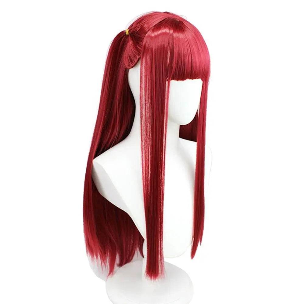 My Dress-Up Darling Cosplay Costume Marin Kitagawa Anime Wig Long Red Wig for Party - zzcosplay