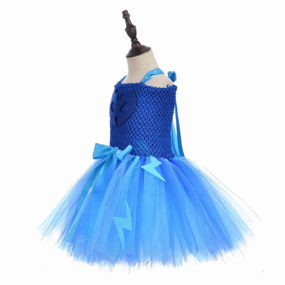 PJ Masks Superhero Cosplay Costumes Halloween Tutu Dress Suits - zzcosplay