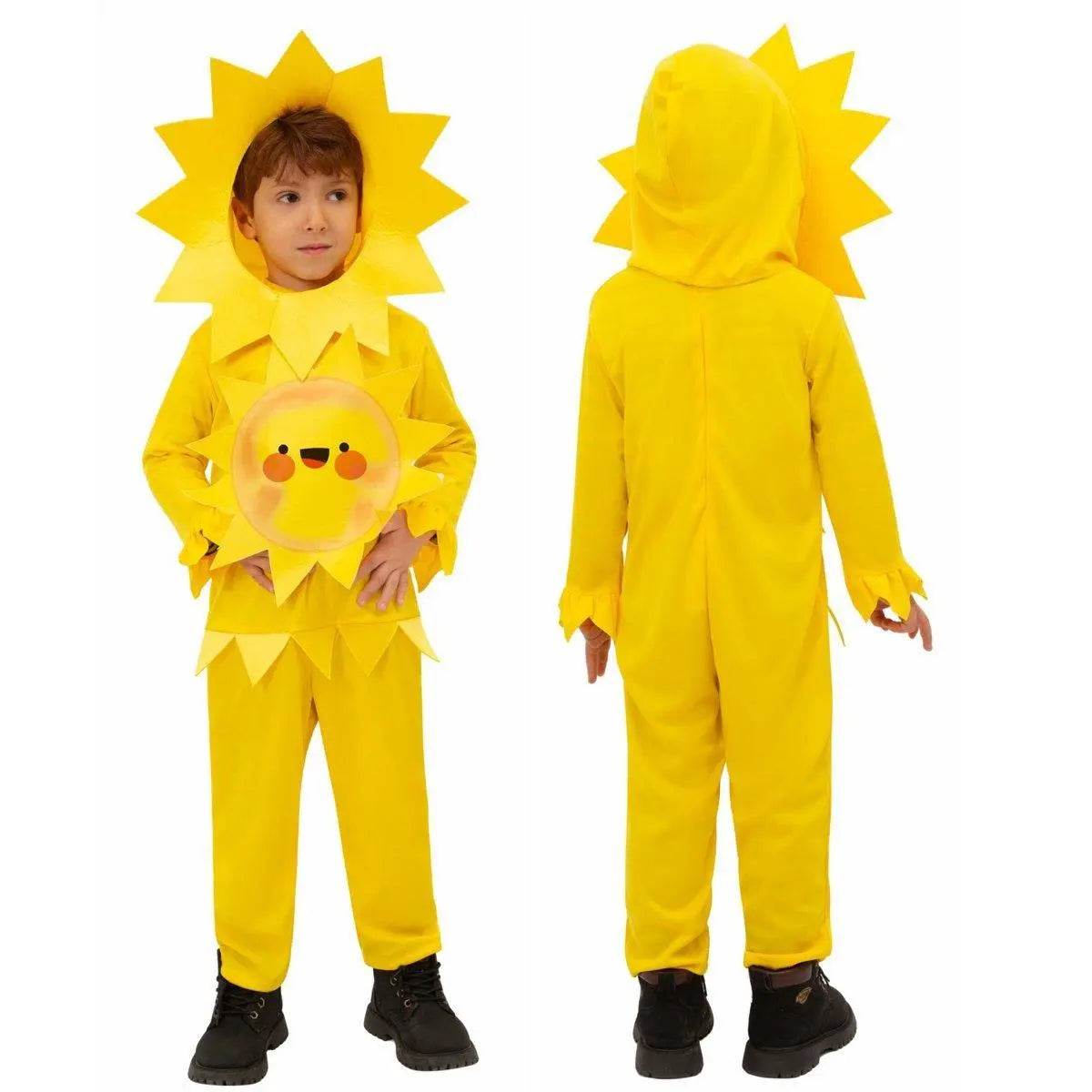 Plant Sunflower Children's Day Kids Stage Party Cosplay Costumes - zzcosplay