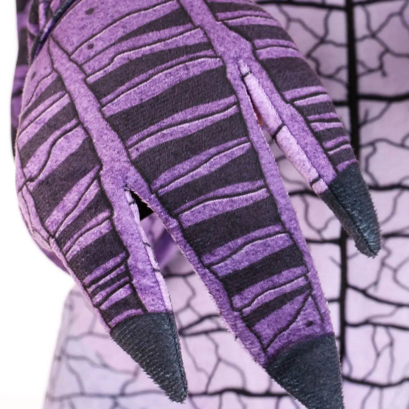 Ravenous Raptor Dinosaur Cosplay Costume Purple Hooded Jumpsuit Outfit Halloween for Kids - zzcosplay