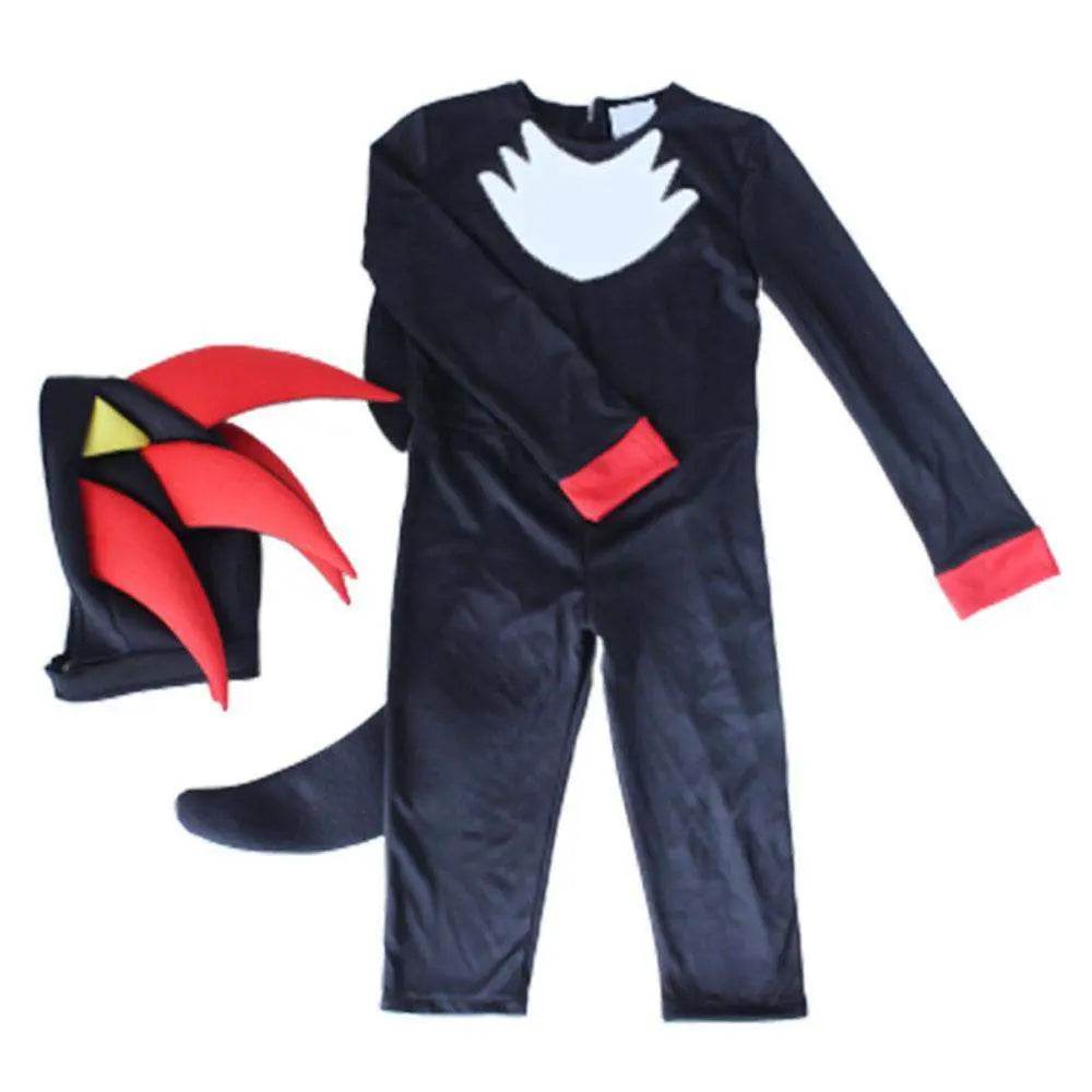 Sonic The Hedgehog Shadow Cosplay Costumes Jumpsuit - zzcosplay
