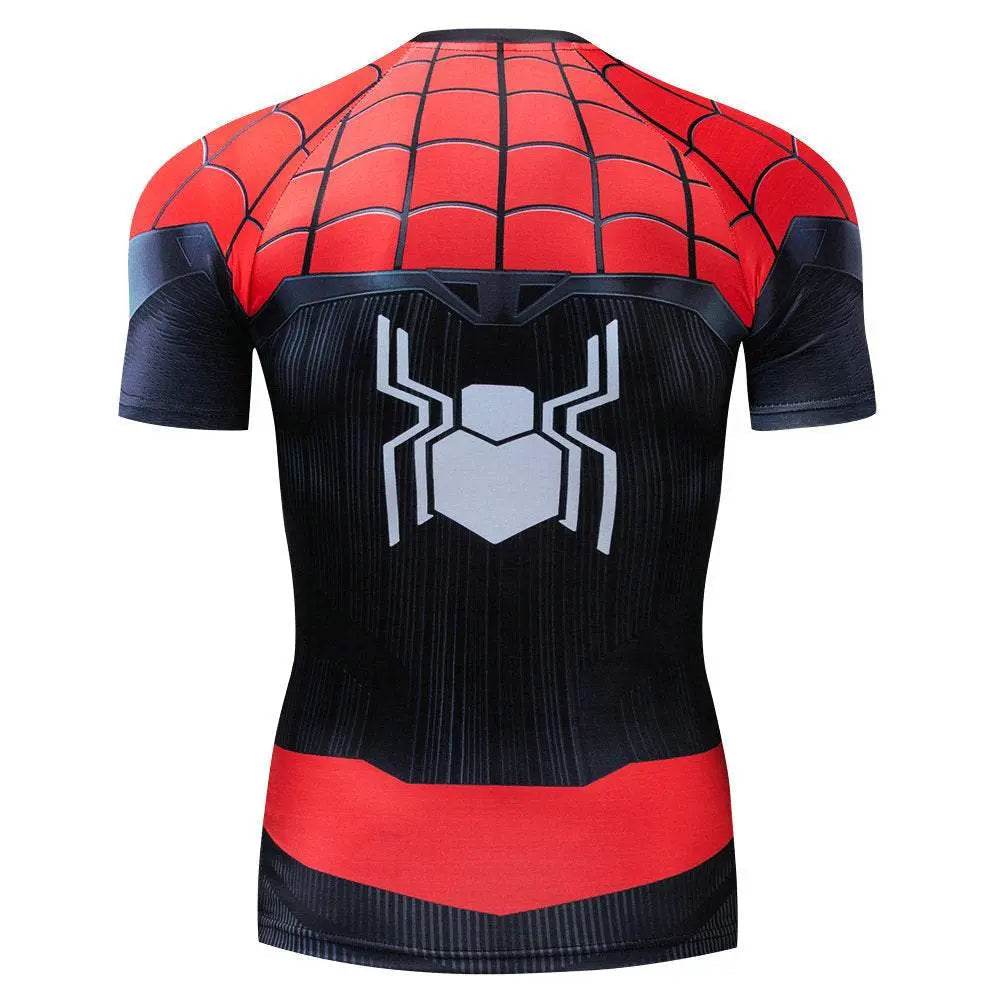 Spider-Man Far From Home Halloween Cosplay Costume Tight T-shirt - zzcosplay