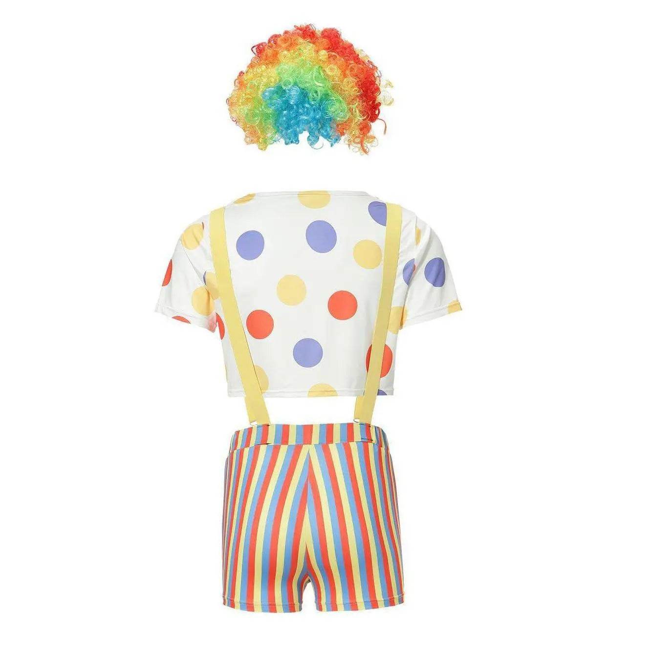 Stag Do Party Fancy Dress Costume Clown For Men - zzcosplay