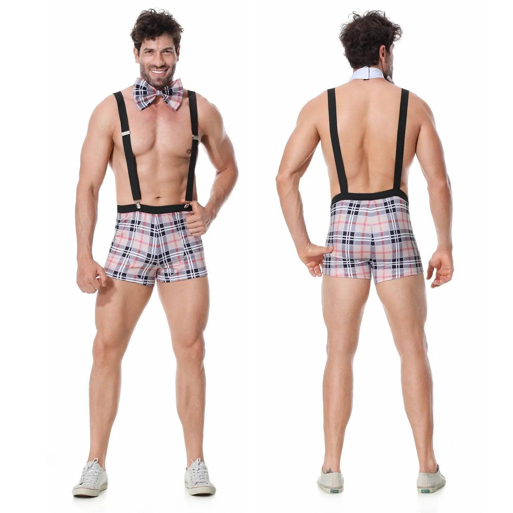 Stag Do Party Fancy Dress Costume Oktoberfest Overalls for Men - zzcosplay