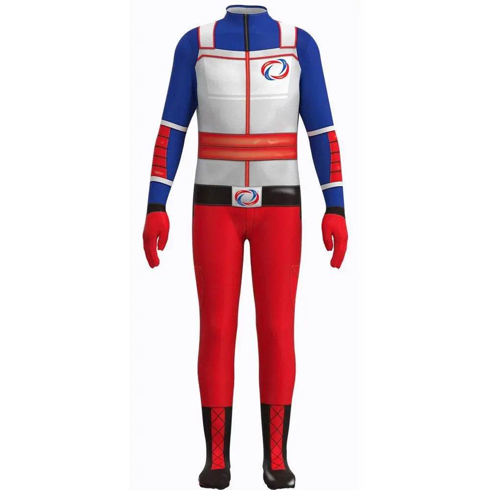 The Adventures of Kid Danger Costume Kim Possible Shego Superhero Halloween Jumpsuit - zzcosplay