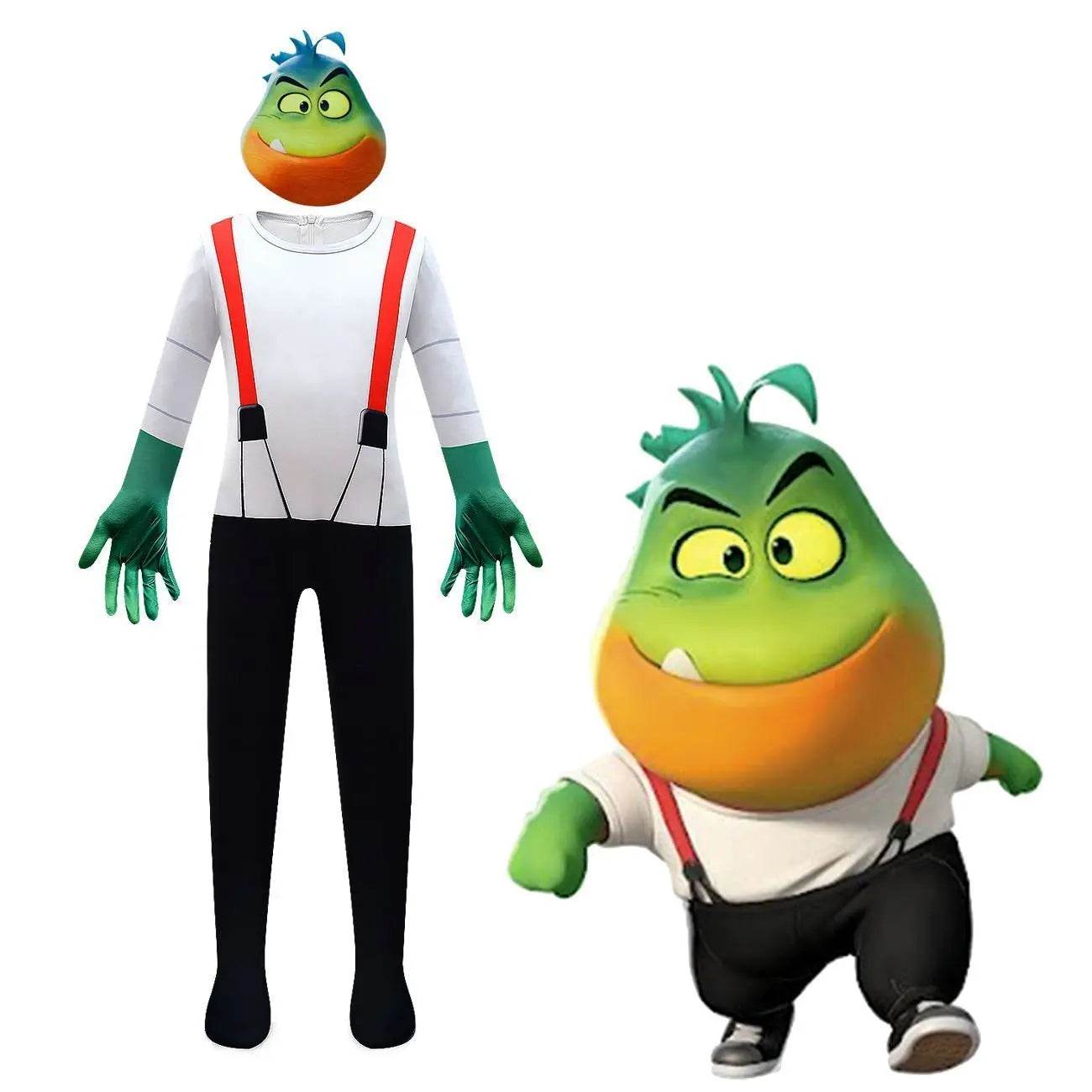 The Bad Guys Cosplay Costumes Jumpsuit Romper Halloween Outfit Dress For Kids - zzcosplay