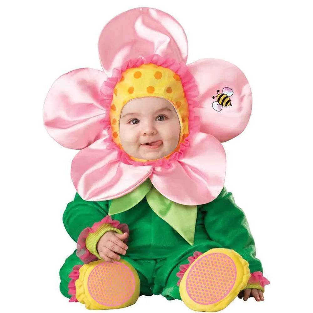 The Flower Angel Costume Infant Baby Romper Toddler Jumpsuit - zzcosplay