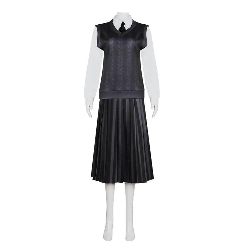 Wednesday Costume The Addams Family Cosplay Costumes Skirt Suit For Women - zzcosplay