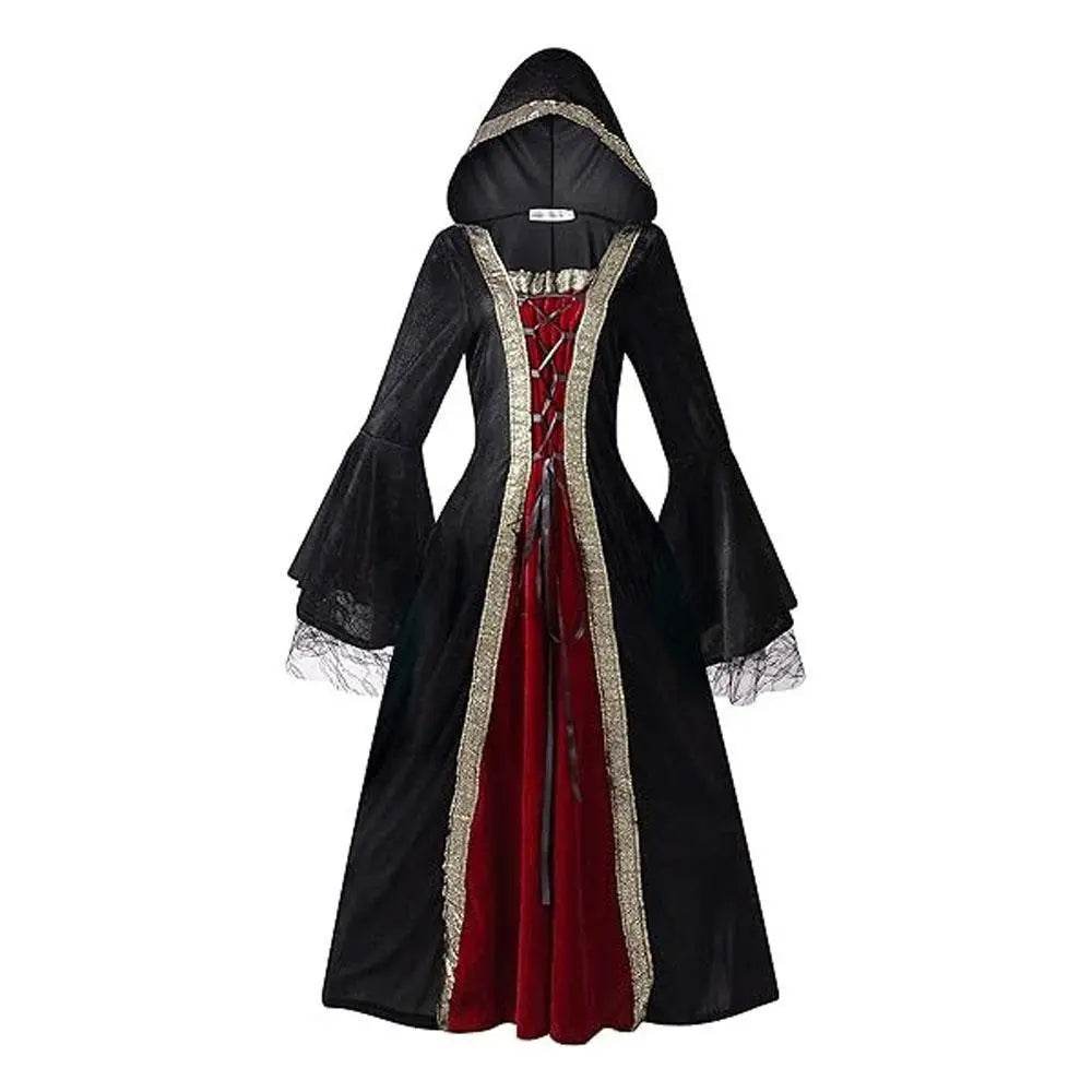 Womens Medieval Renaissance Costume Plus Size Medieval Role Play Dress - zzcosplay
