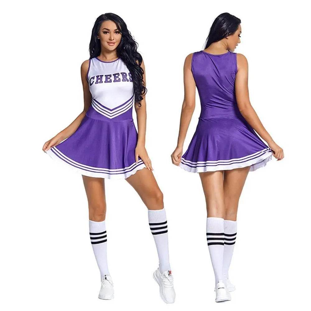 World Cup cheerleaders uniforms Costume football baby with socks - zzcosplay