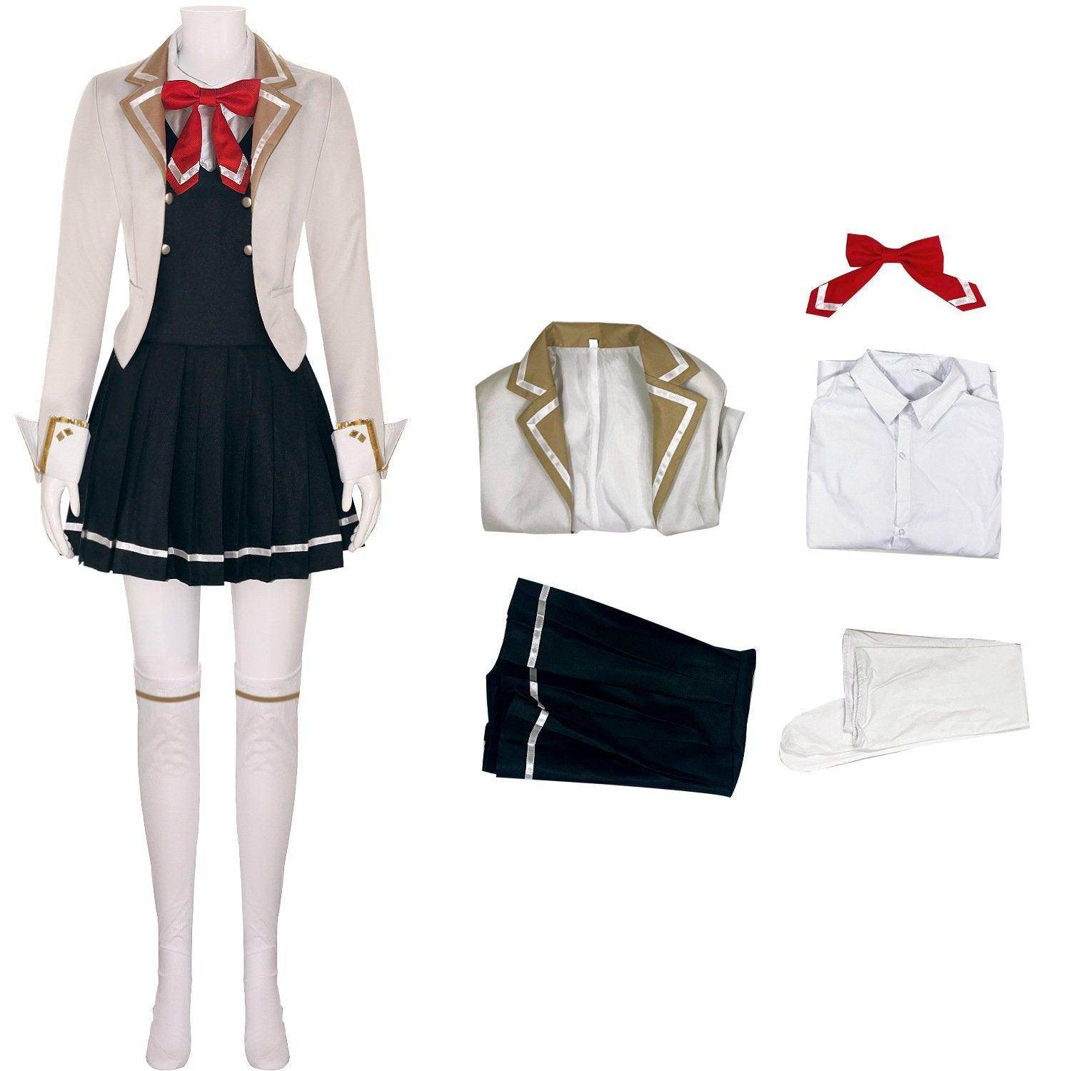 Alya Sometimes Hides Her Feelings in Russian Alisa Mikhailovna Kujou Maria Masachika Kuze Costume Dress Uniform - zzcosplay