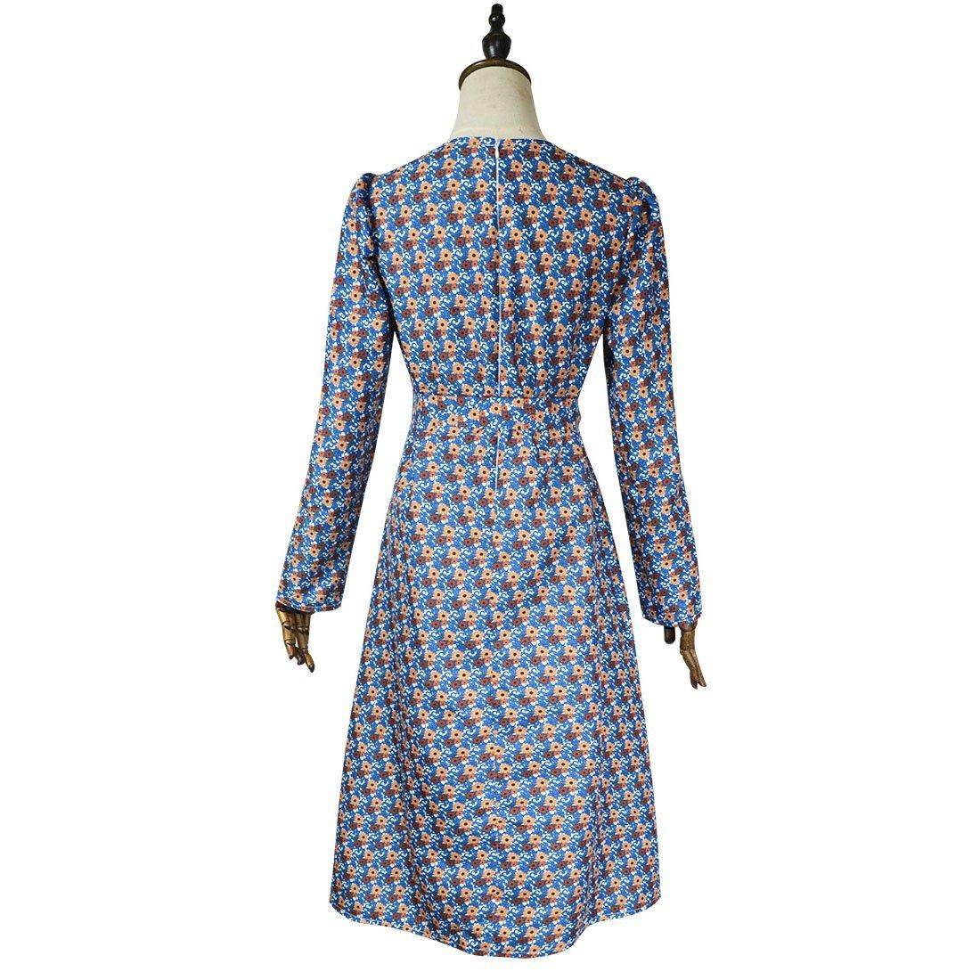 Astrid Deetz Costume Ball Dress Beetlejuice Skirt Striped Dress For Women Halloween - zzcosplay