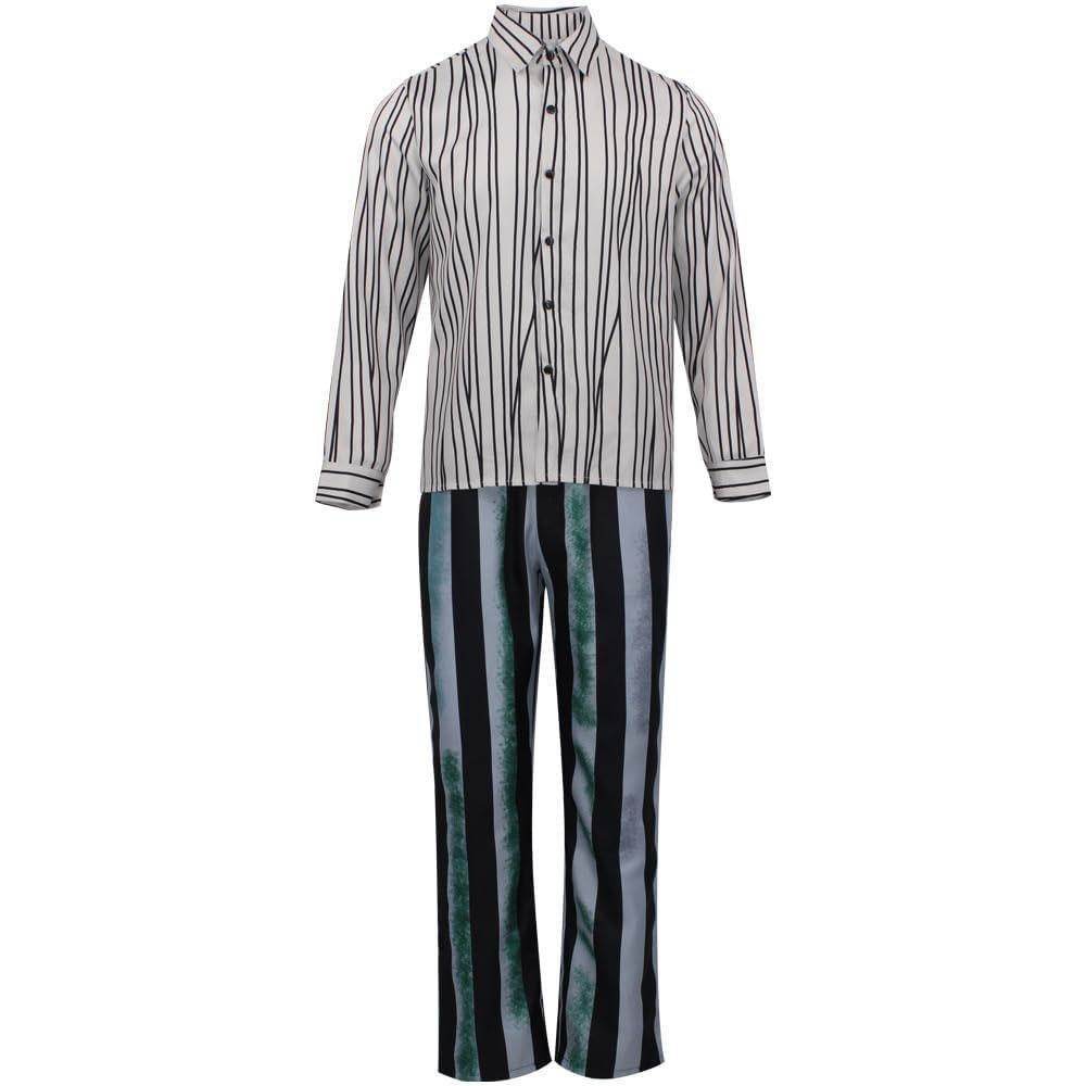 Beetlejuice 2 Michael Keaton Costume for men Party Halloween Suit - zzcosplay