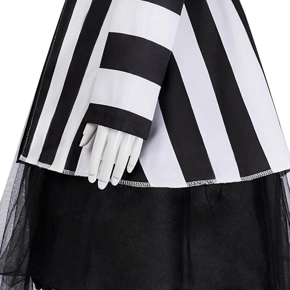 Beetlejuice Adult Kids Blazer Dress Costume For Women Girl - zzcosplay