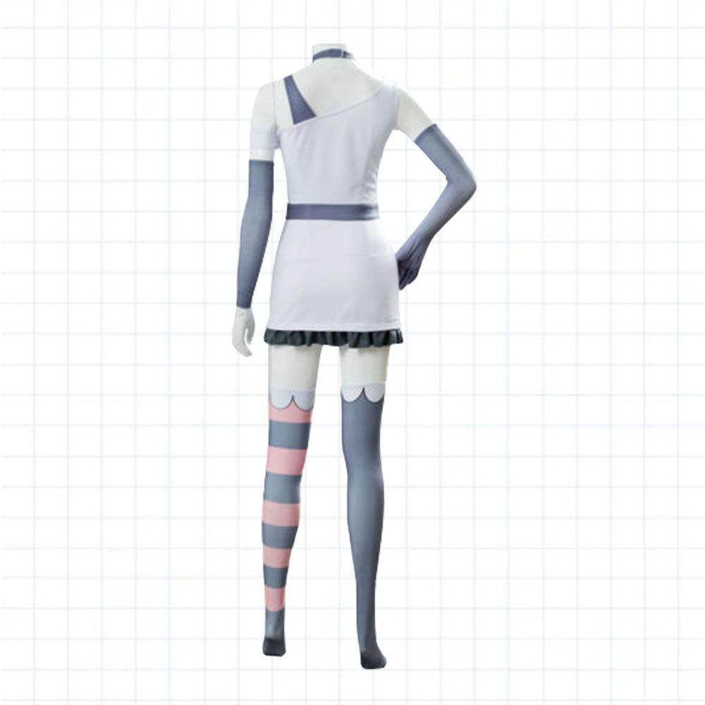 Black White Hazbin Hotel Adult Cosplay Costume Outfits Halloween Carnival Suit - zzcosplay