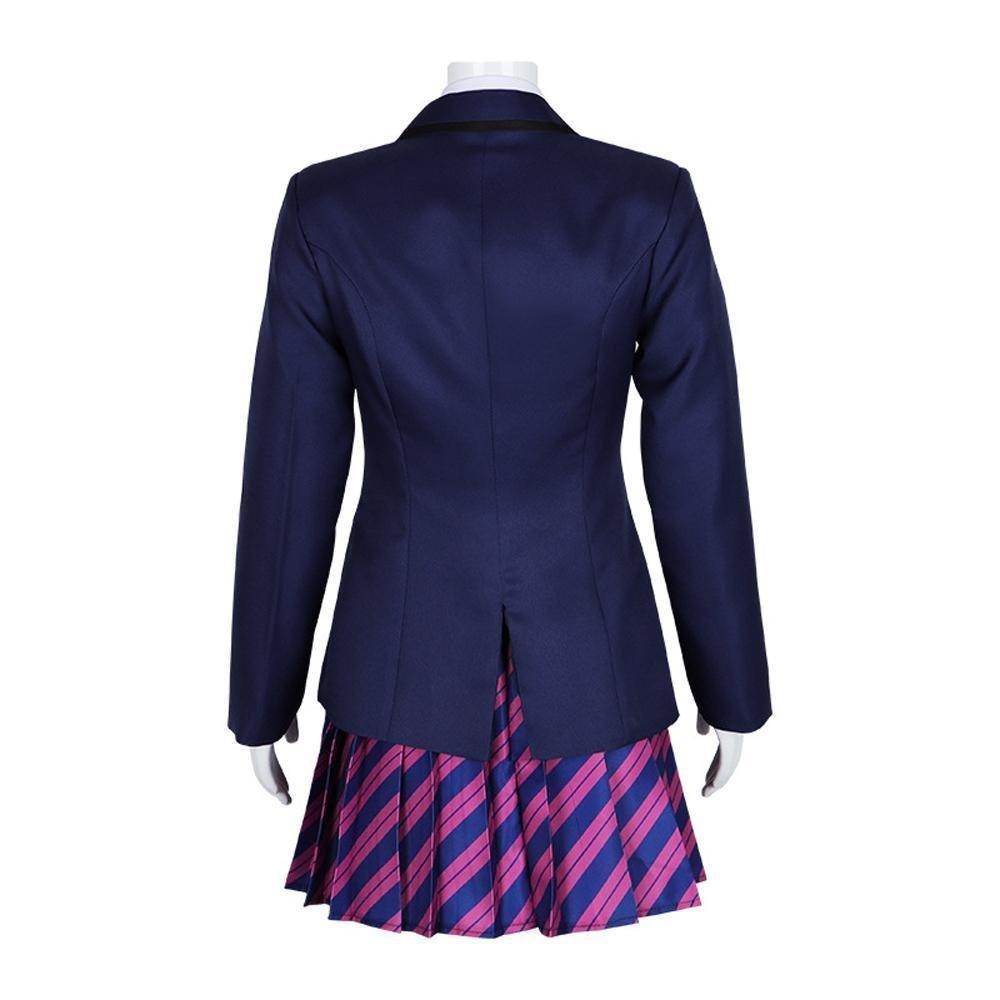 Can't Communicate Uniform Dress Cosplay Costume Skirt Outfit Anime Halloween Shirt Coat with Tie for Women - zzcosplay