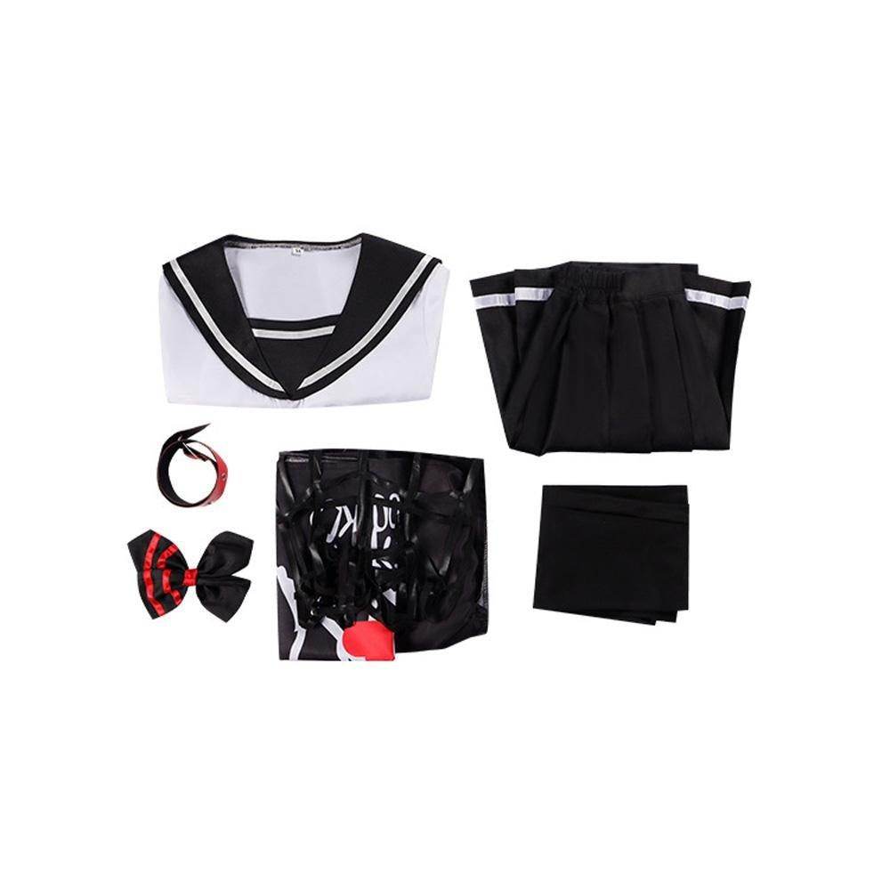 Dead Mount Death Play Shinoyama Poruka Sakimiya Misaki Anime Cosplay Costume Outfits Halloween Carnival Suit - zzcosplay