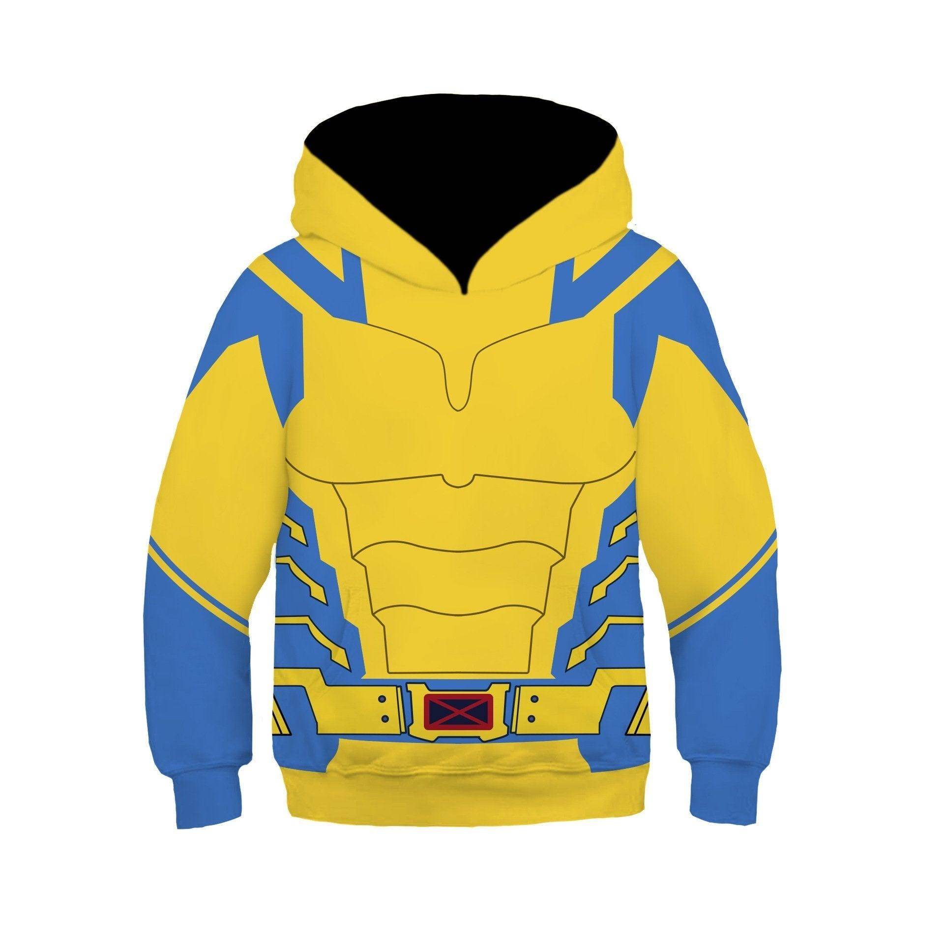 Deadpool and Wolverine Children 3D cartoon Sweater Jumpsuit cosplay - zzcosplay