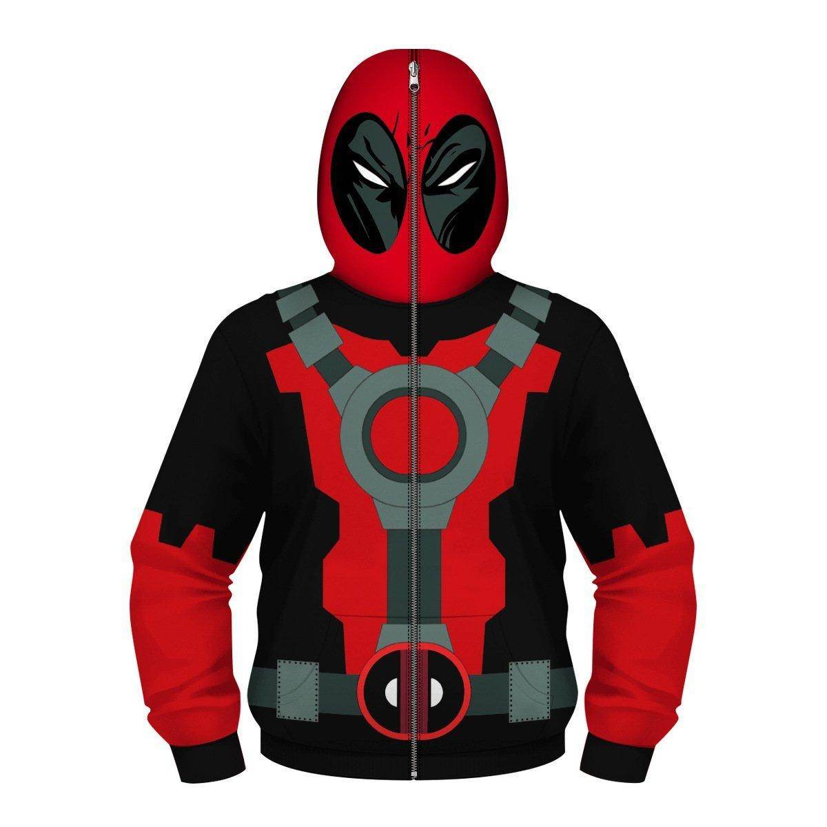 Deadpool and Wolverine Children 3D cartoon Sweater Jumpsuit cosplay - zzcosplay