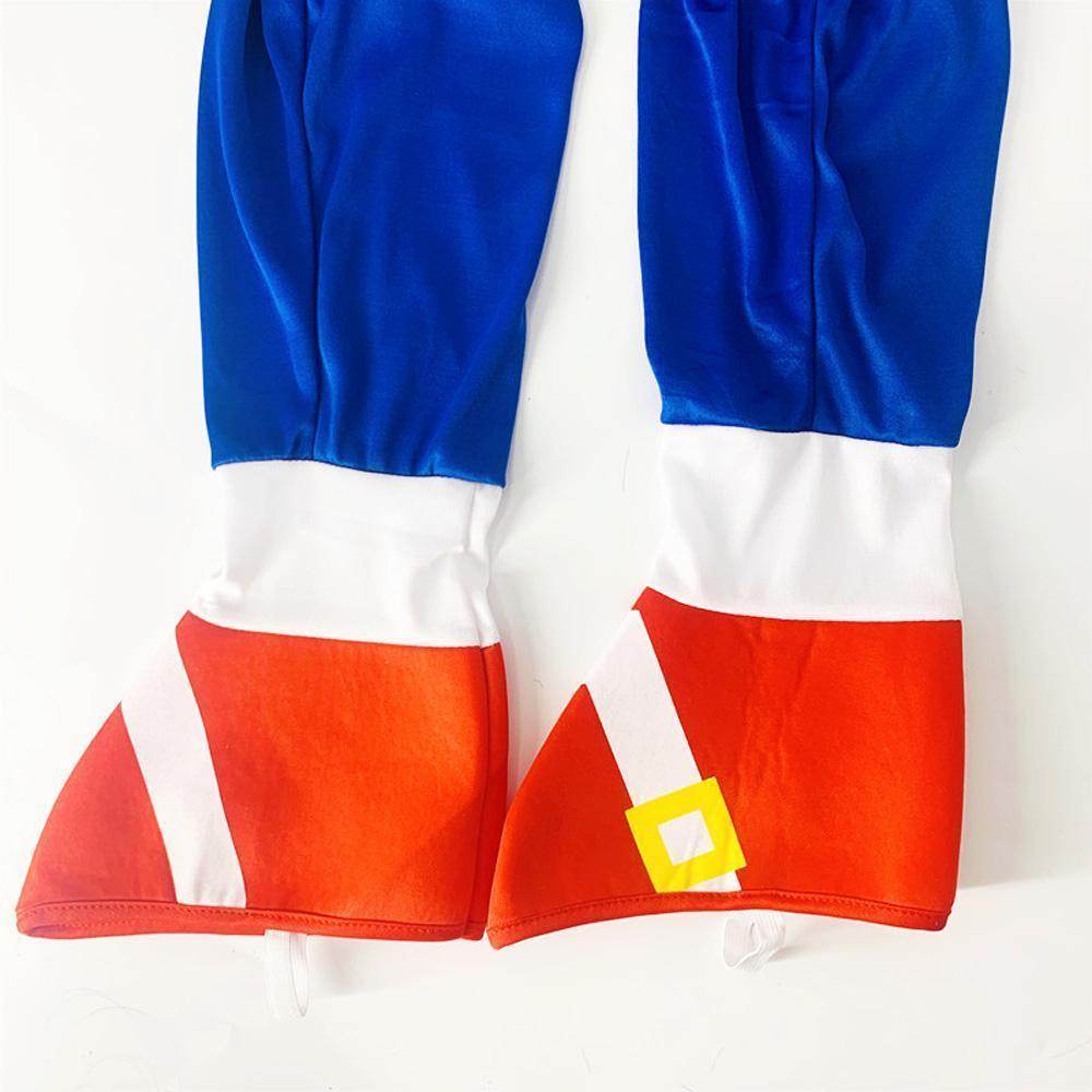 Deluxe Sonic The Hedgehog Costume Girl Game Character Cosplay Halloween Costume for Kids - zzcosplay