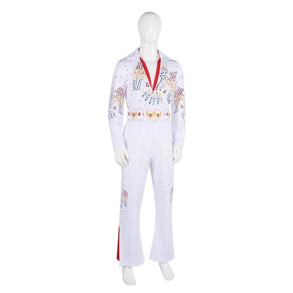 Elvis Presley Rock Singer Cosplay Costume for Halloween and Stage Performances Adult and Children - zzcosplay