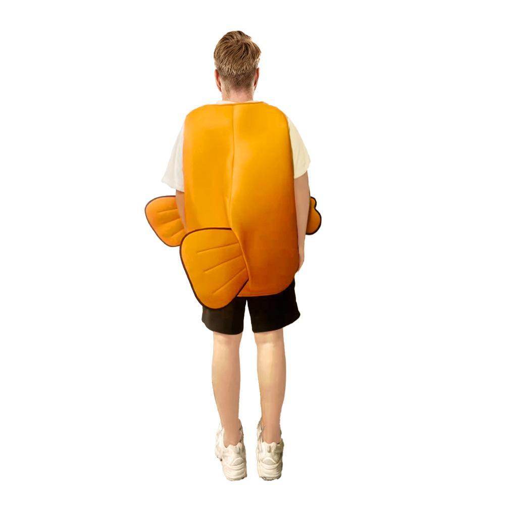 Finding Nemo Clownfish Compound Sponge Party halloween Costumes for Adult - zzcosplay