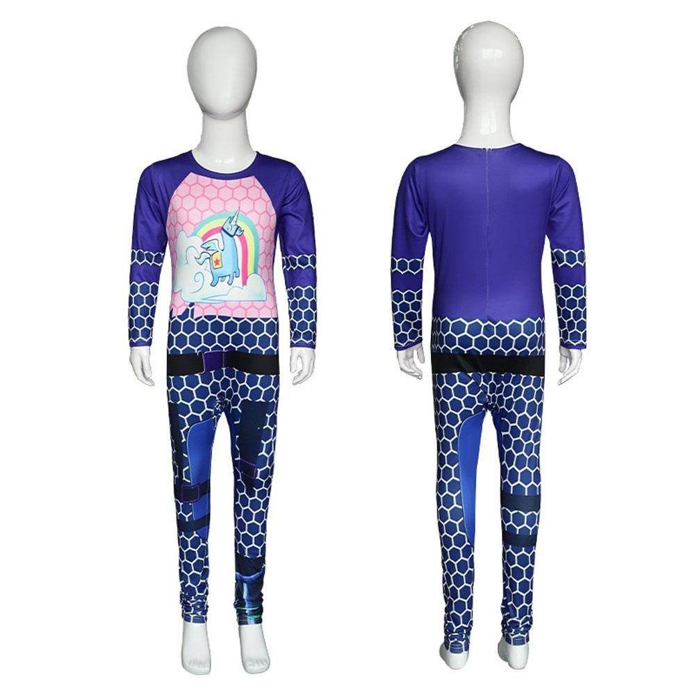 Fortnite Unicorn Costume Jumpsuit for Kids - zzcosplay