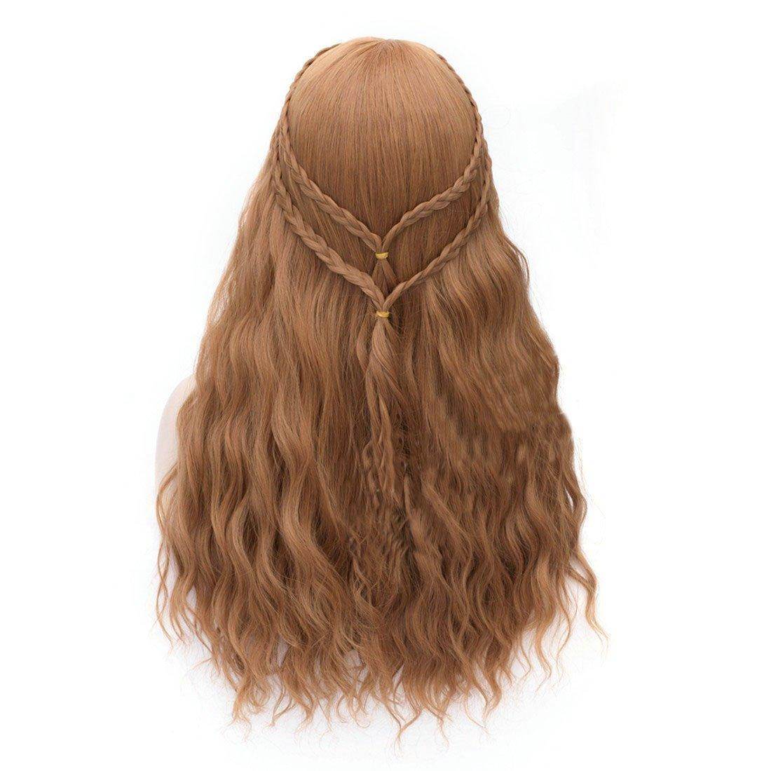 Game of Thrones Cersei Lannister Gold Long Curly Hair Cosplay Wig - zzcosplay