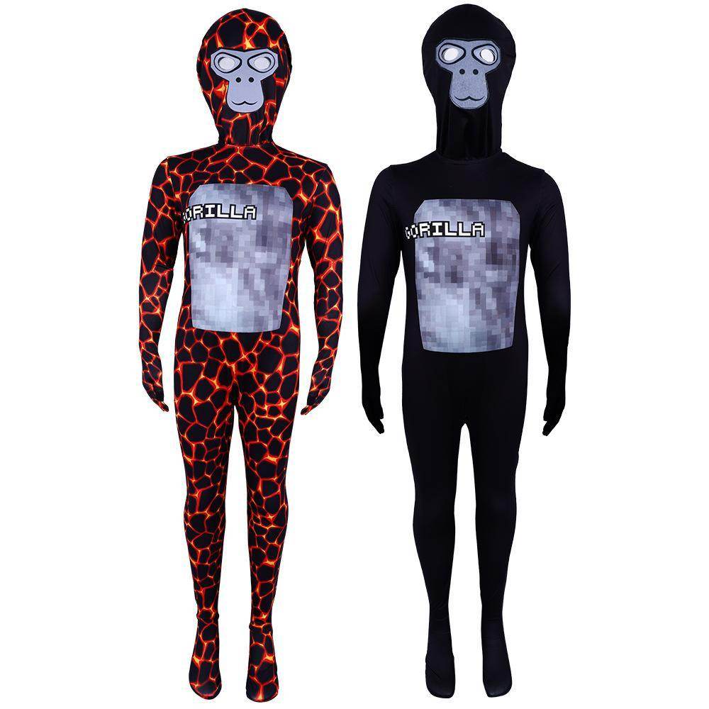 Games Crazy Lava Kaiju Gorilla Tap Cosplay Costumes for Kids - zzcosplay