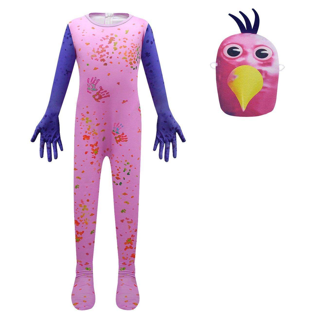 Garden of Banban Costume Kids Chicken Cosplay Bodysuit Horror Play Jumpsuit - zzcosplay