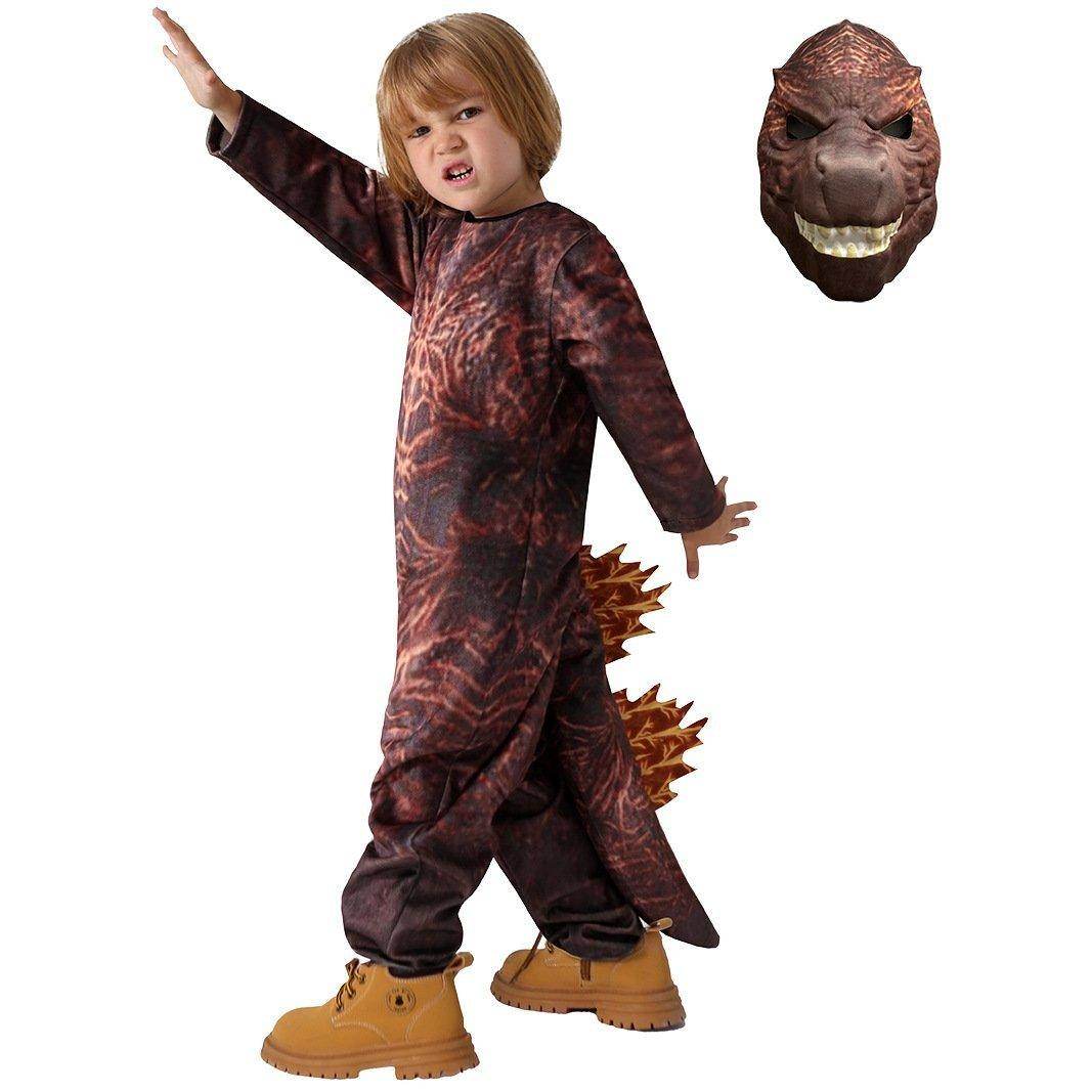 Halloween New Cosplay Fire Godzilla Kids Costume - zzcosplay