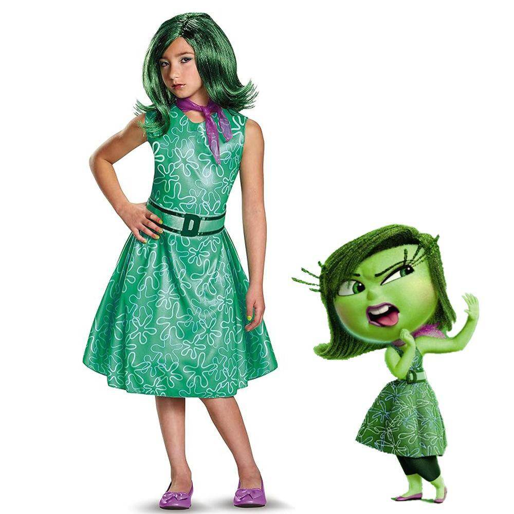 Inside Out 2 Joy Anger Fear Sadness Disgust cosplay costumes dress for the Halloween stage show - zzcosplay