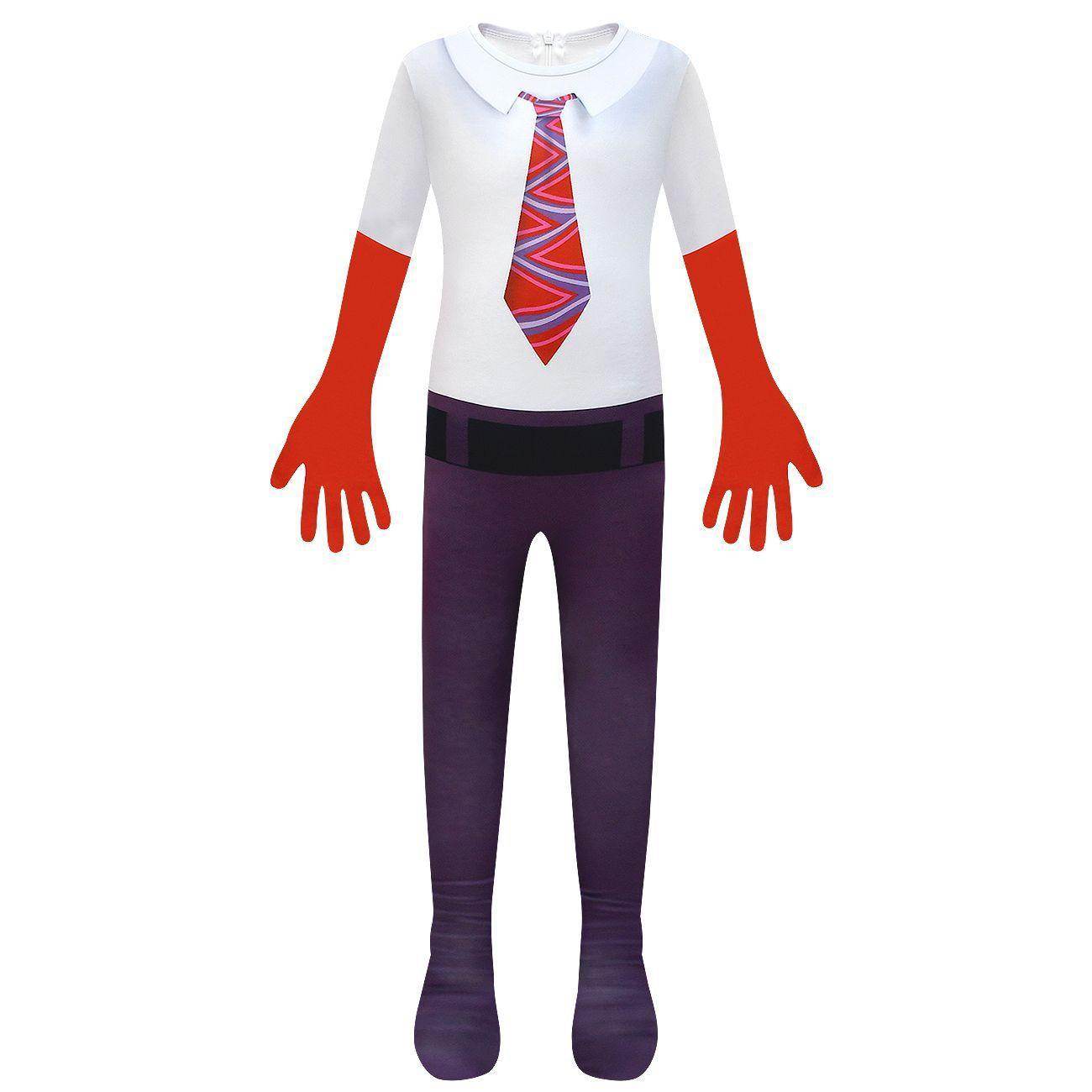 Inside Out Anger Cosplay Jumpsuit for Boys Kids' Zentai Costume - zzcosplay