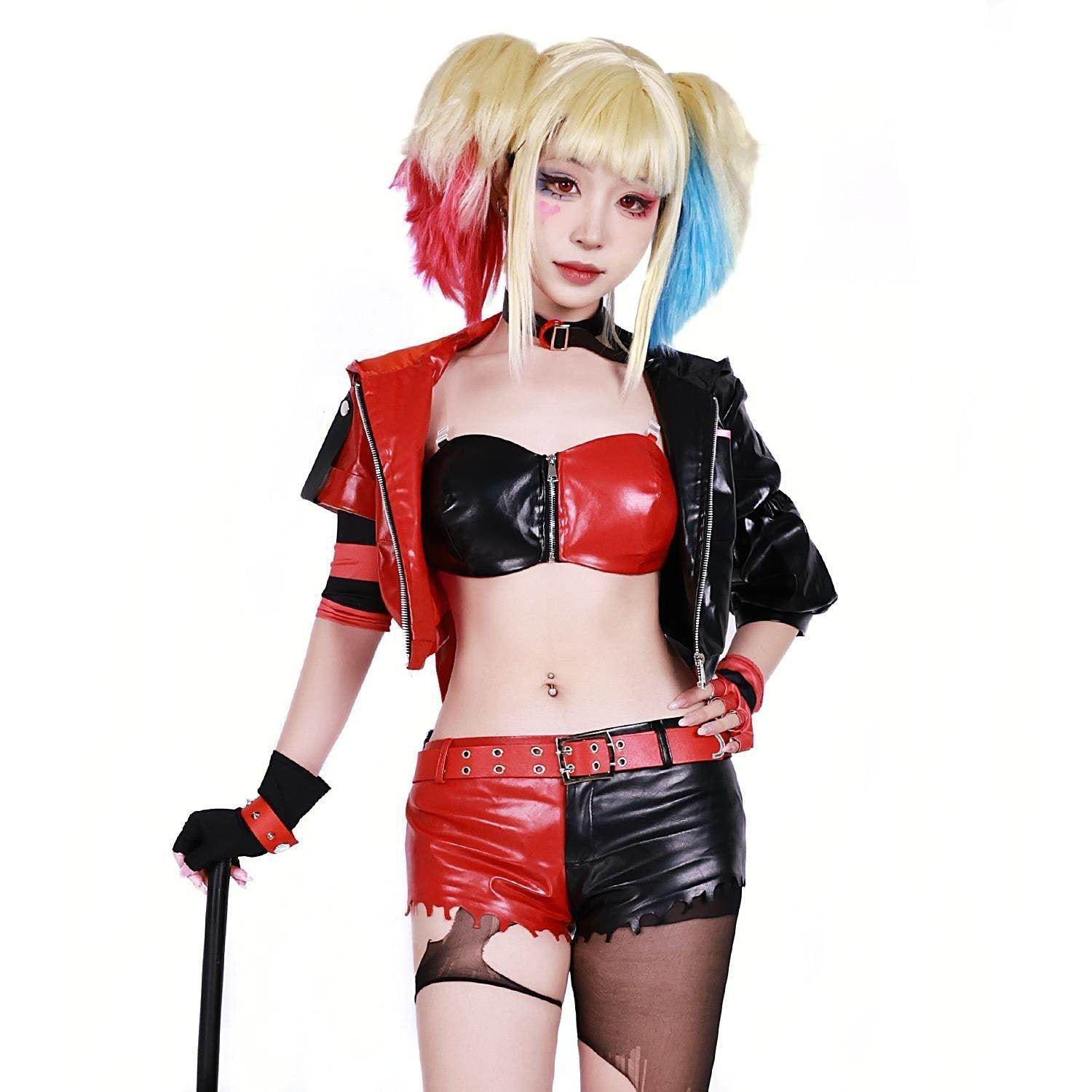 Joker girl cosplay costume suicide squad Harley Quinn cosplay anime - zzcosplay