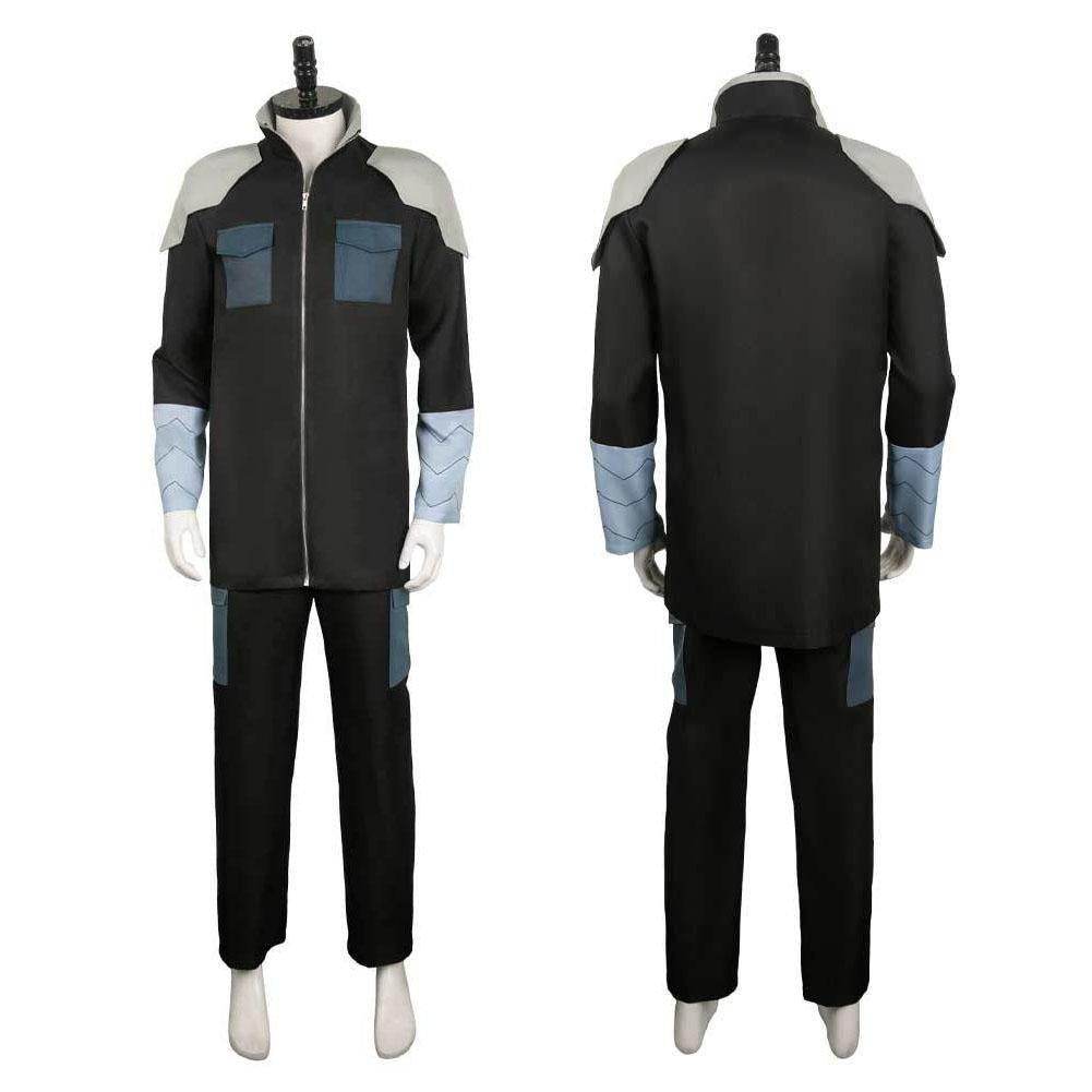 Kaiju No. 8 Soshiro Hoshina Black Team Uniform Cosplay Costume Male Role Play Outfit - zzcosplay