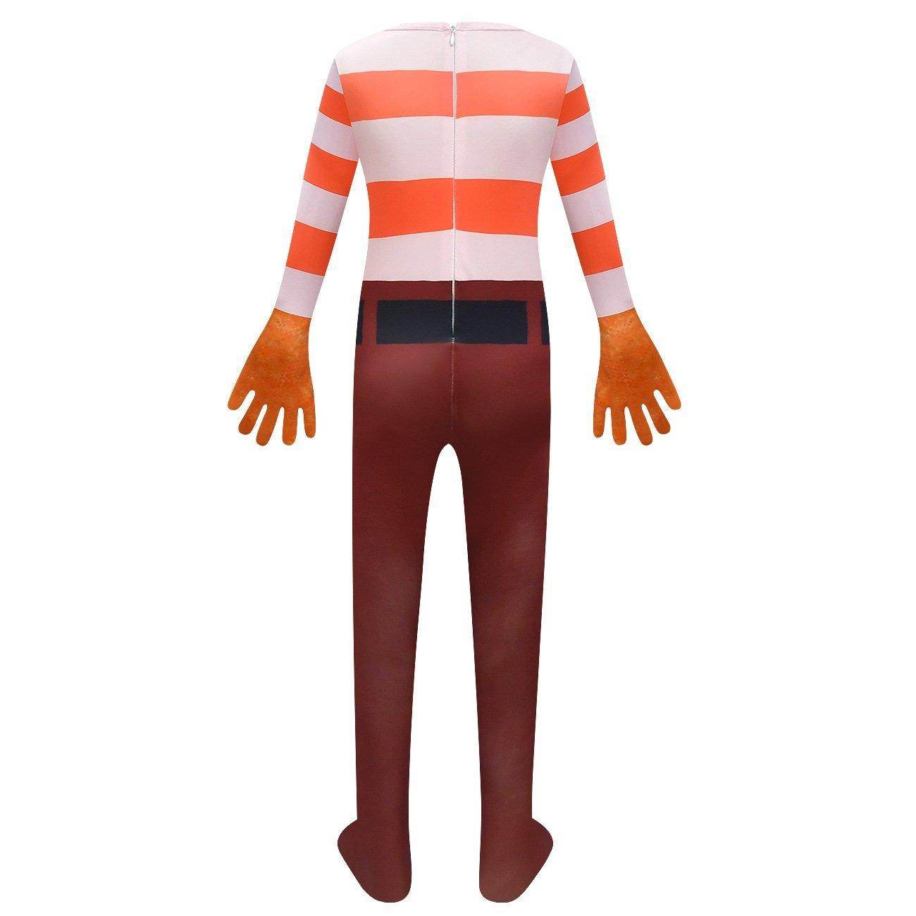 Kids' Inside Out Anxiety Kigurumi Cosplay Costume Bodysuit with Mask - zzcosplay