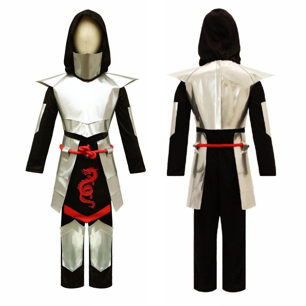 Kids Japanese Ninja Costume Halloween Performance Outfit - zzcosplay