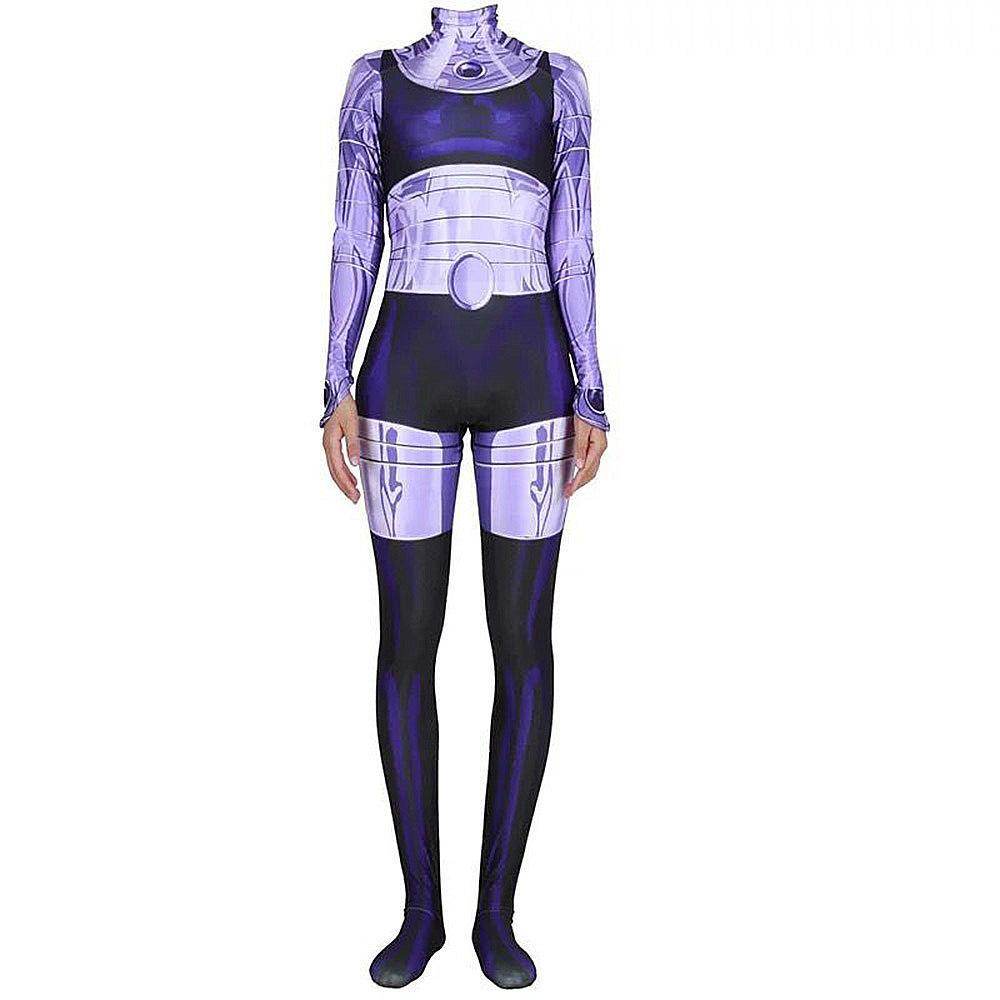 Komand'r Blackfire Costume Jumpsuit Bodysuit Titans Cosplay Halloween - zzcosplay