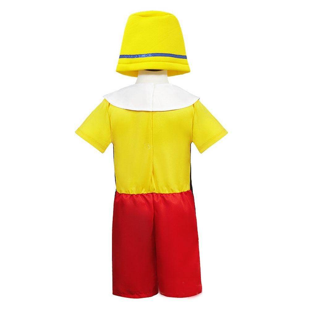 Long nose Pinocchio Set Halloween Carnival Cosplay Costume For Kids - zzcosplay