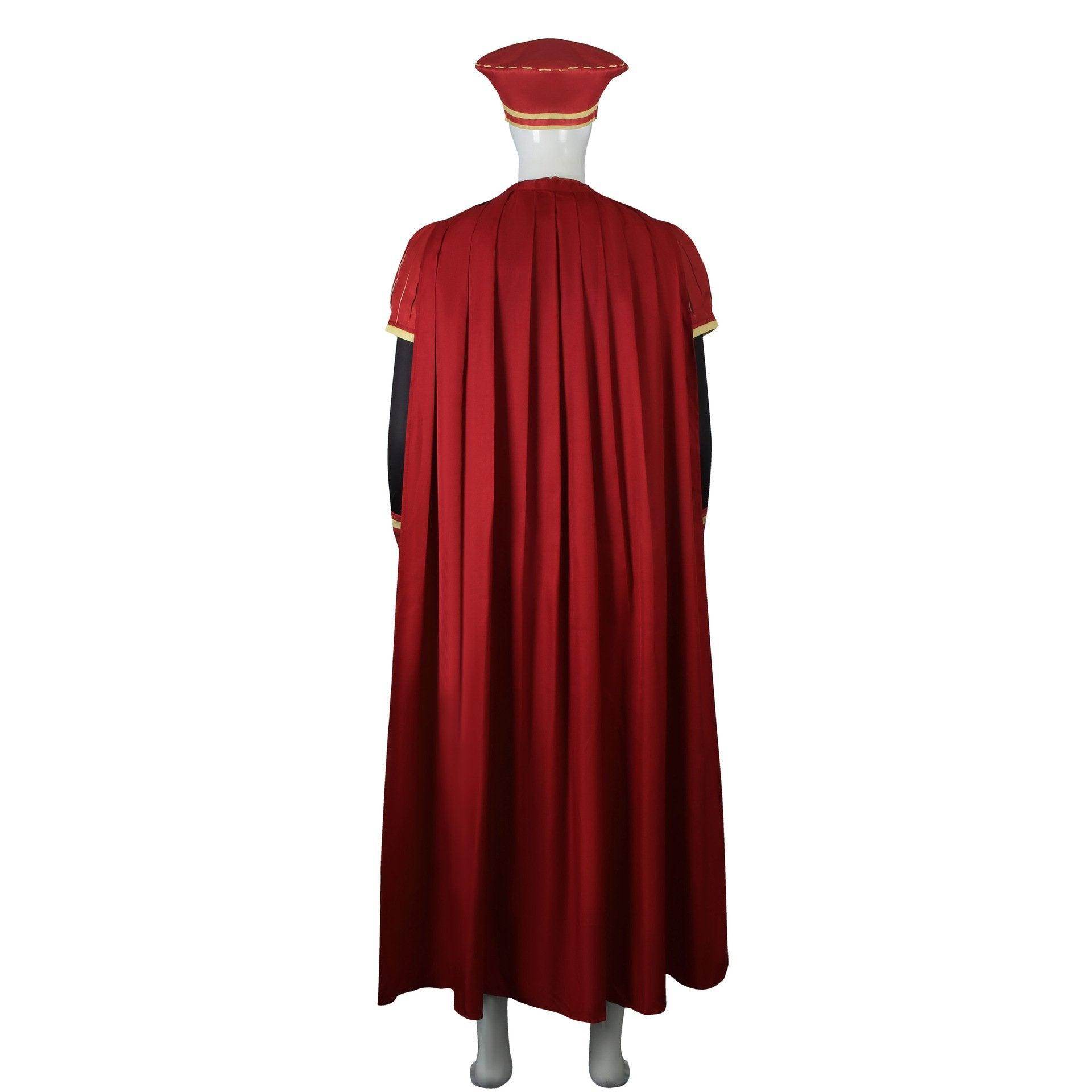 Lord Farquaad Halloween Cosplay Costume Shrek Red Robe Cape - zzcosplay